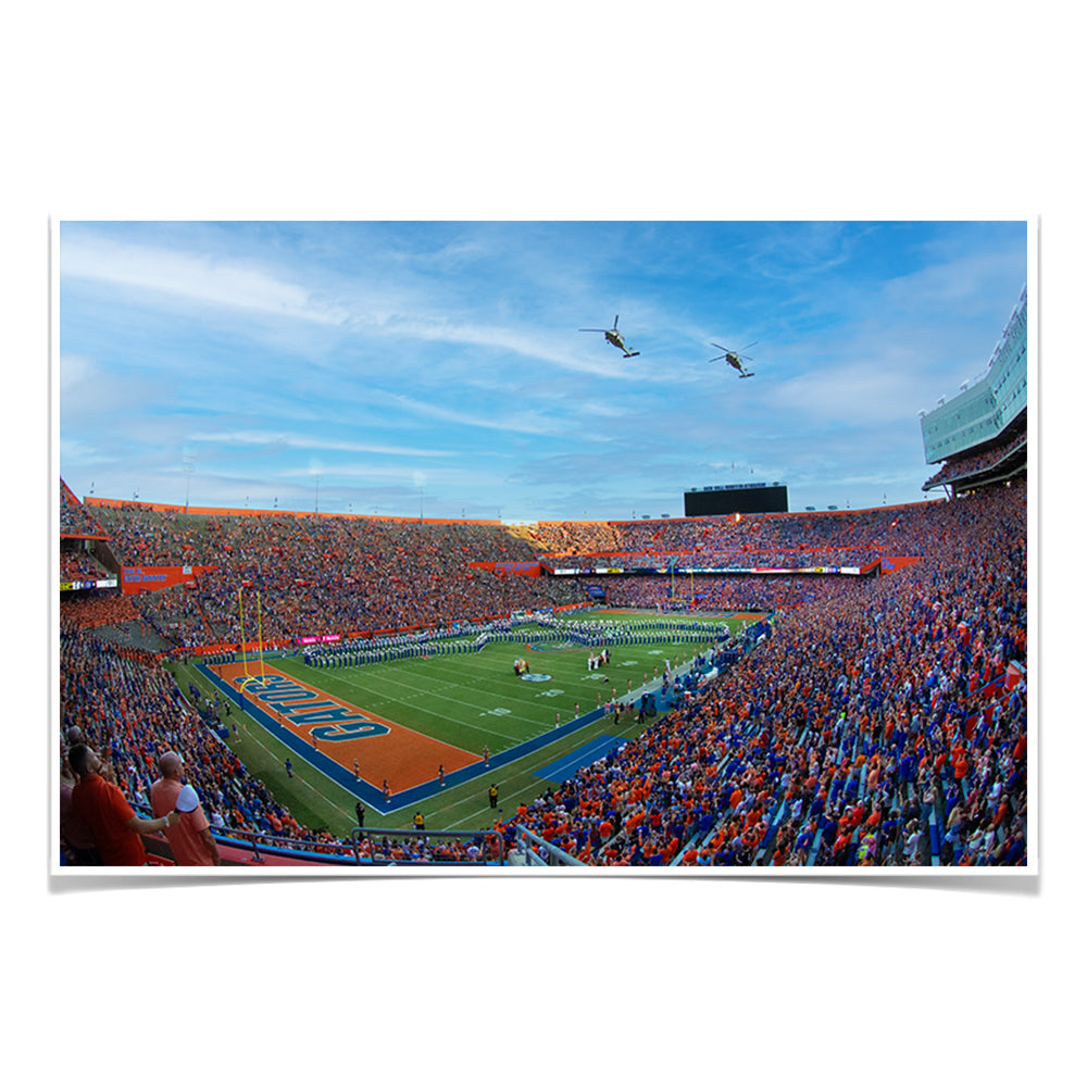 Florida Gators - Gator Flyover - College Wall Art #Canvas