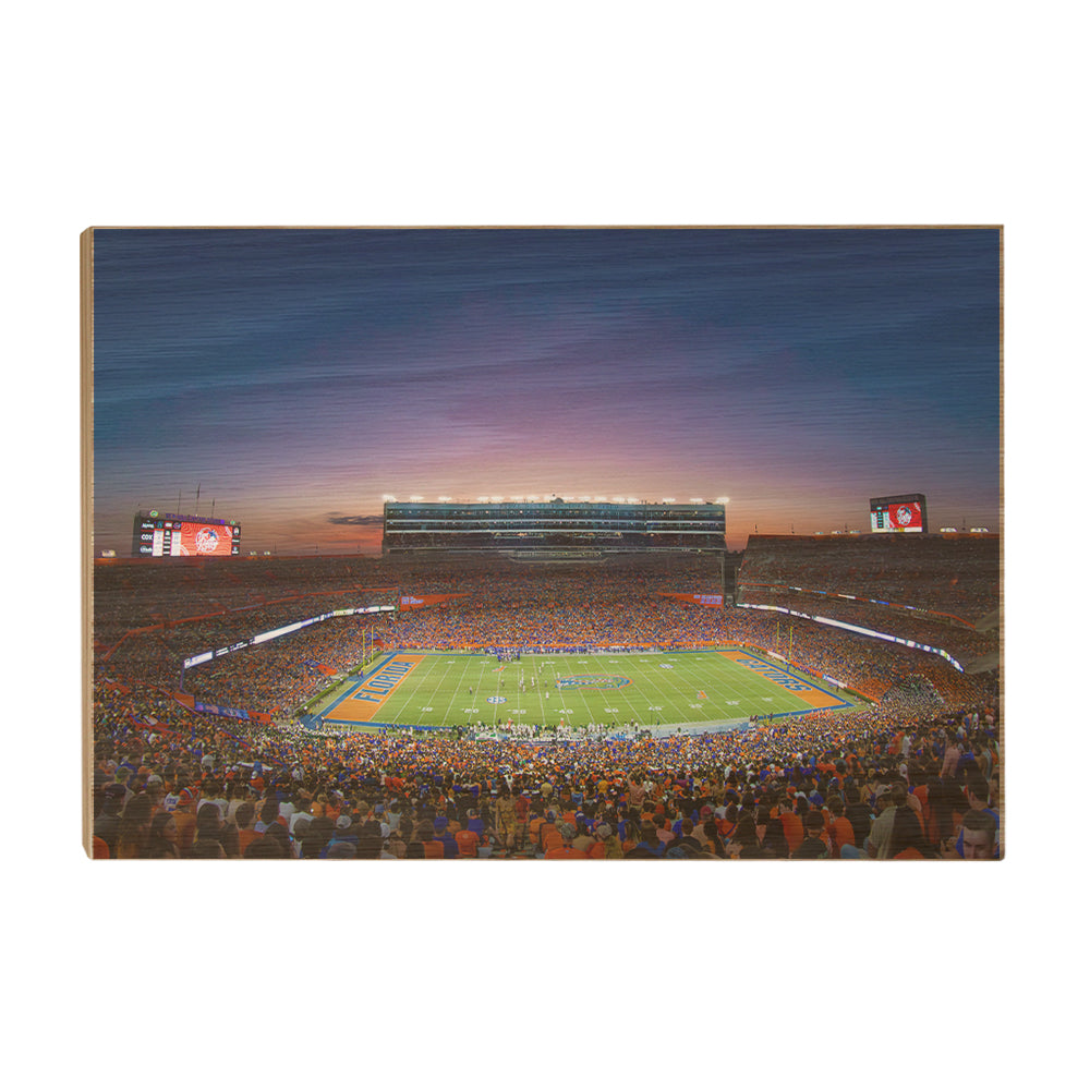 Florida Gators - Swamp Sunset - College Wall Art #Canvas
