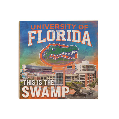 Florida Gators - University of Florida This is the Swamp - College Wall Art #Wood