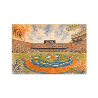 Florida Gators - Gators Game Day at Ben Hill Griffin Stadium - College Wall Art #Wood
