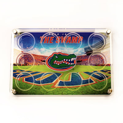 Florida Gators  - This is the Swamp End Zone Acrylic Beverage and Hors d'oeuvres Tray