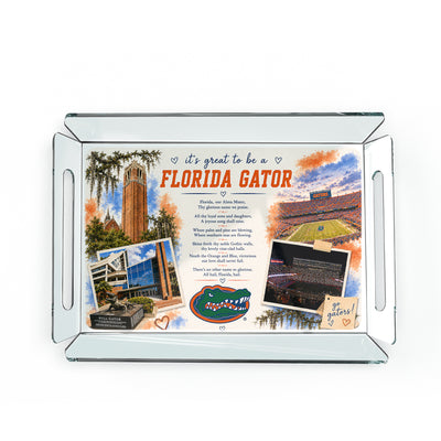 Florida Gators - It's Great to be a Florida Gator Alma Mater Decorative Serving Tray