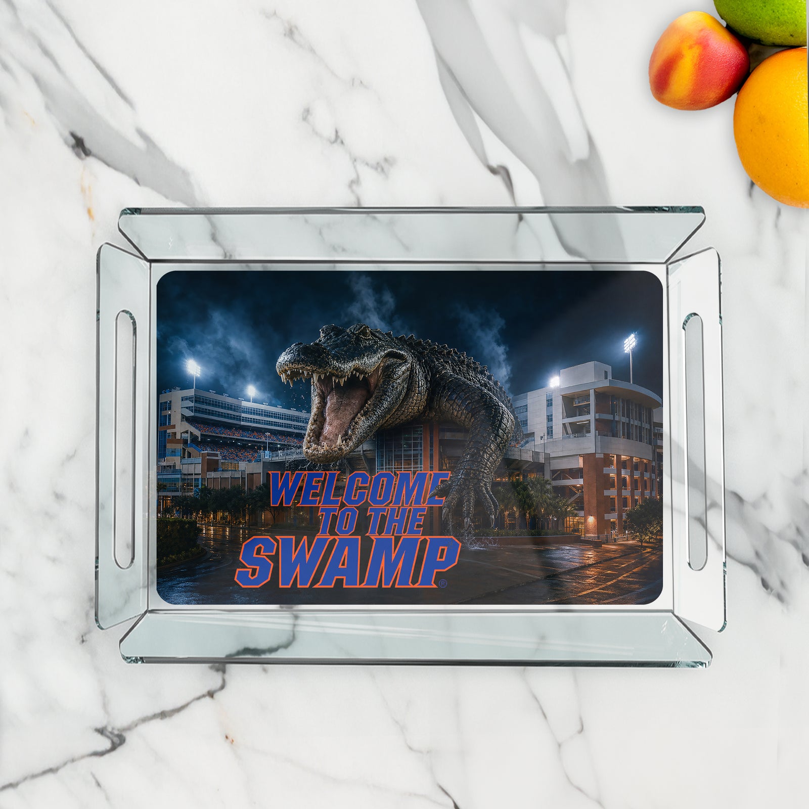 Florida Gators - Welcome ot the Swamp Decorative Serving Tray