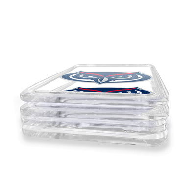 Florida Atlantic Owls - Florida Atlantic Owls Mark Drink Coaster