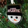 Florida Atlantic Owls  - Snowman Face Ornament