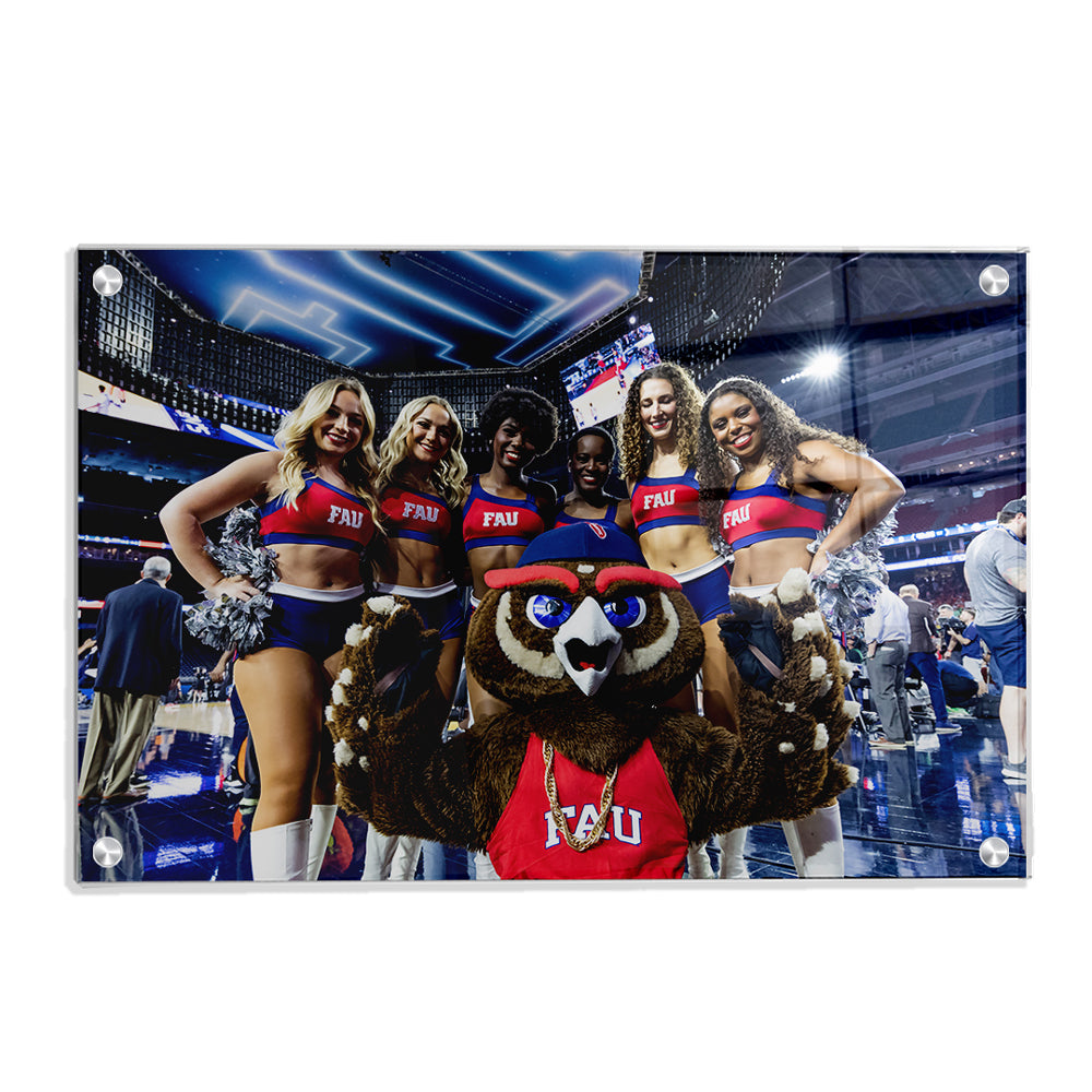 Florida Atlantic Owls - FAU Owl - College Wall Art