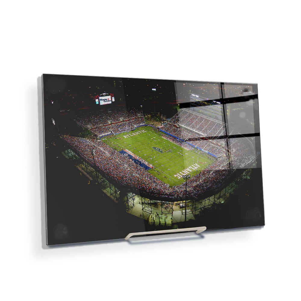 Florida Atlantic Owls - FAU Stadium - College Wall Art #Canvas