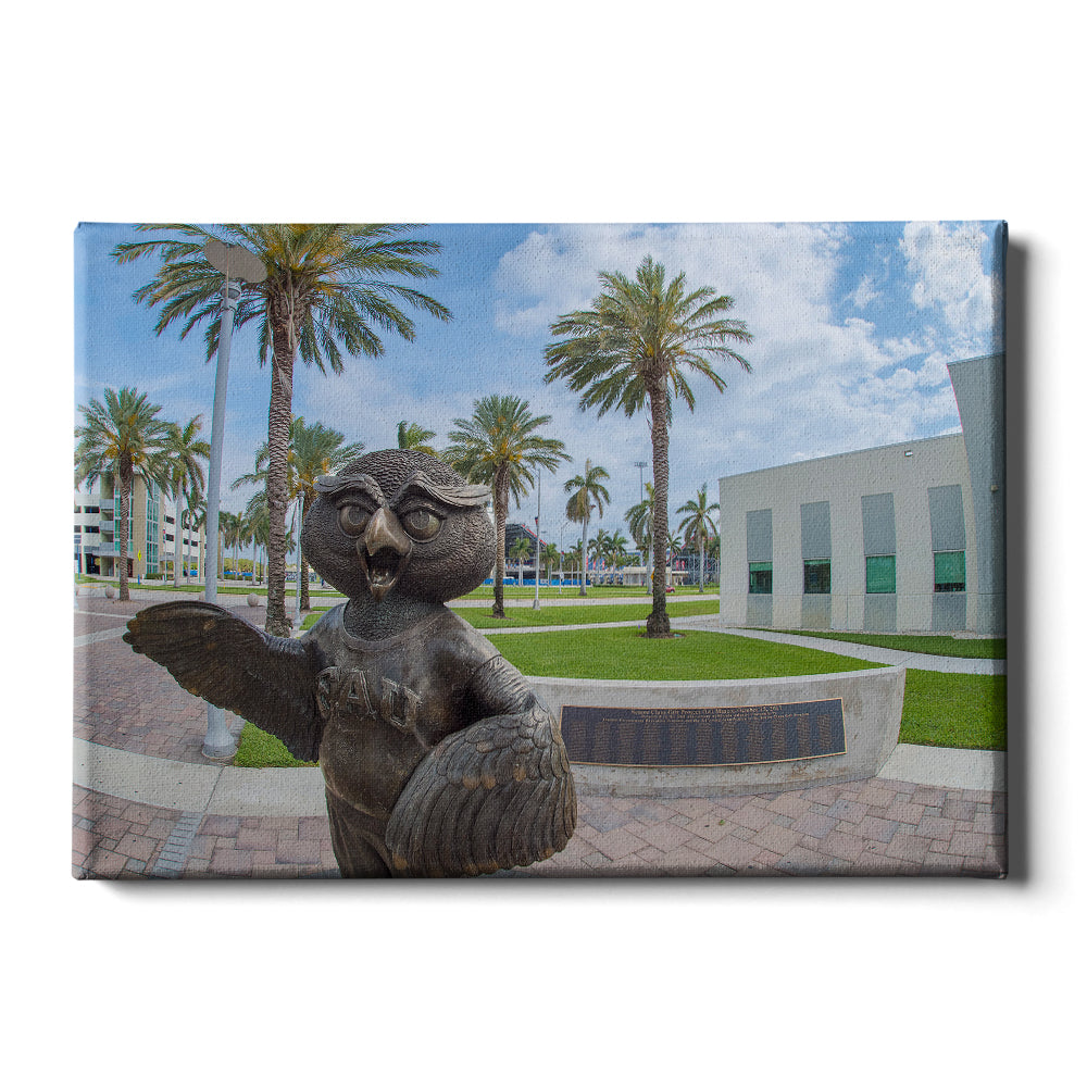 Florida Atlantic Owls - Welcome to Florida Atlantic - College Wall Art #Canvas
