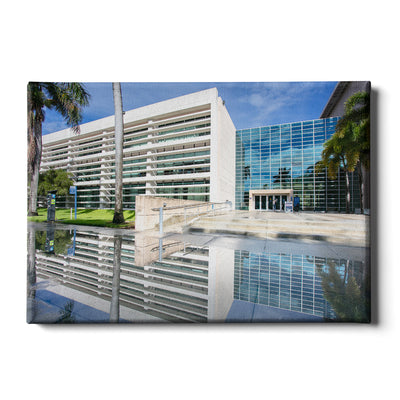 Florida Atlantic Owls - S. E. Wimberly Library - College Wall Art #Canvas