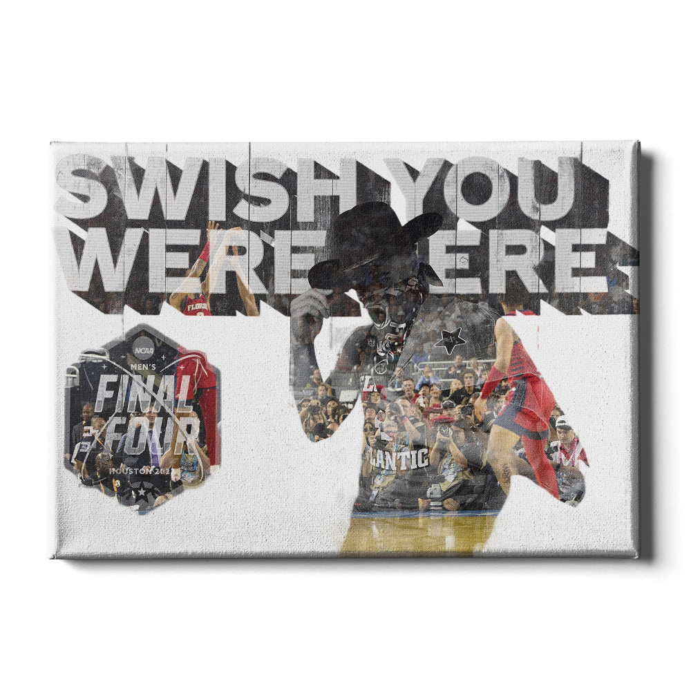 Florida Atlantic Owls - Swish You Were Here Double Exposure - College Wall Art #Canvas