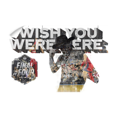 Florida Atlantic Owls - Swish You Were Here Double Exposure - College Wall Art #Wall Decal