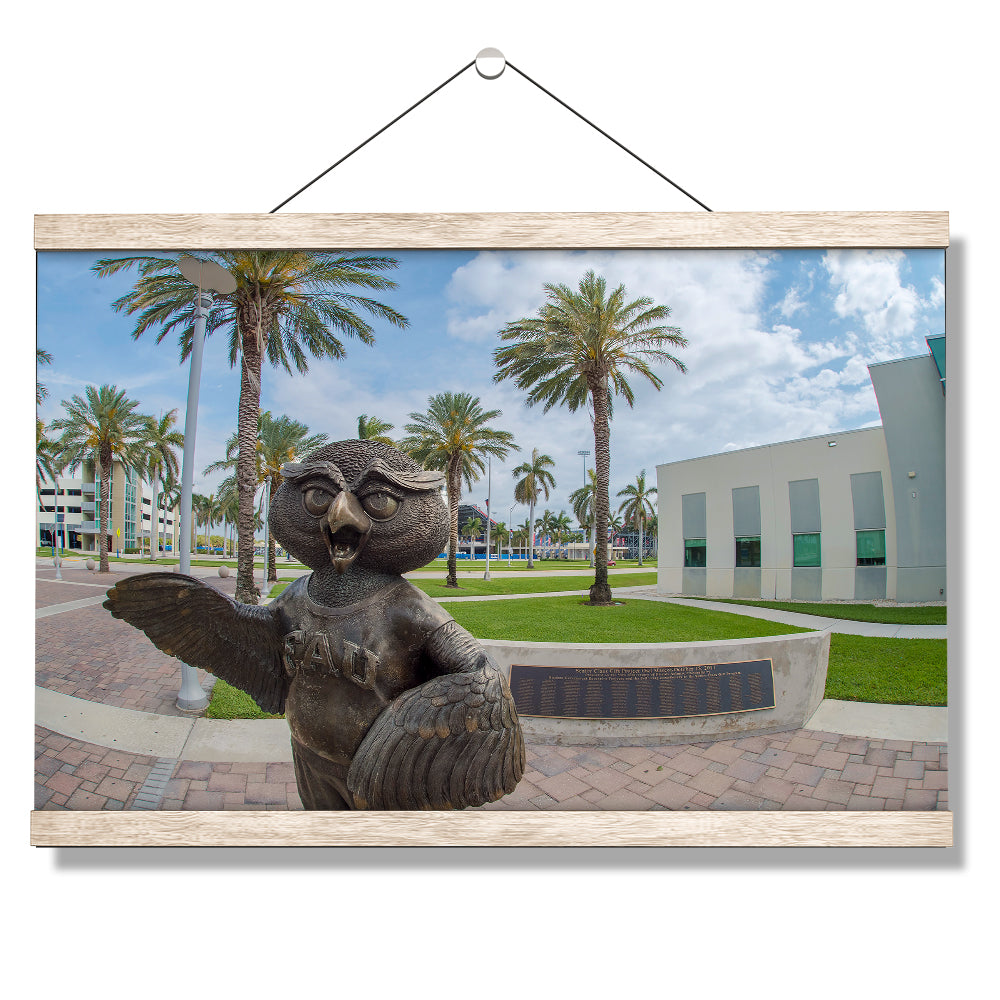 Florida Atlantic Owls - Welcome to Florida Atlantic - College Wall Art #Canvas