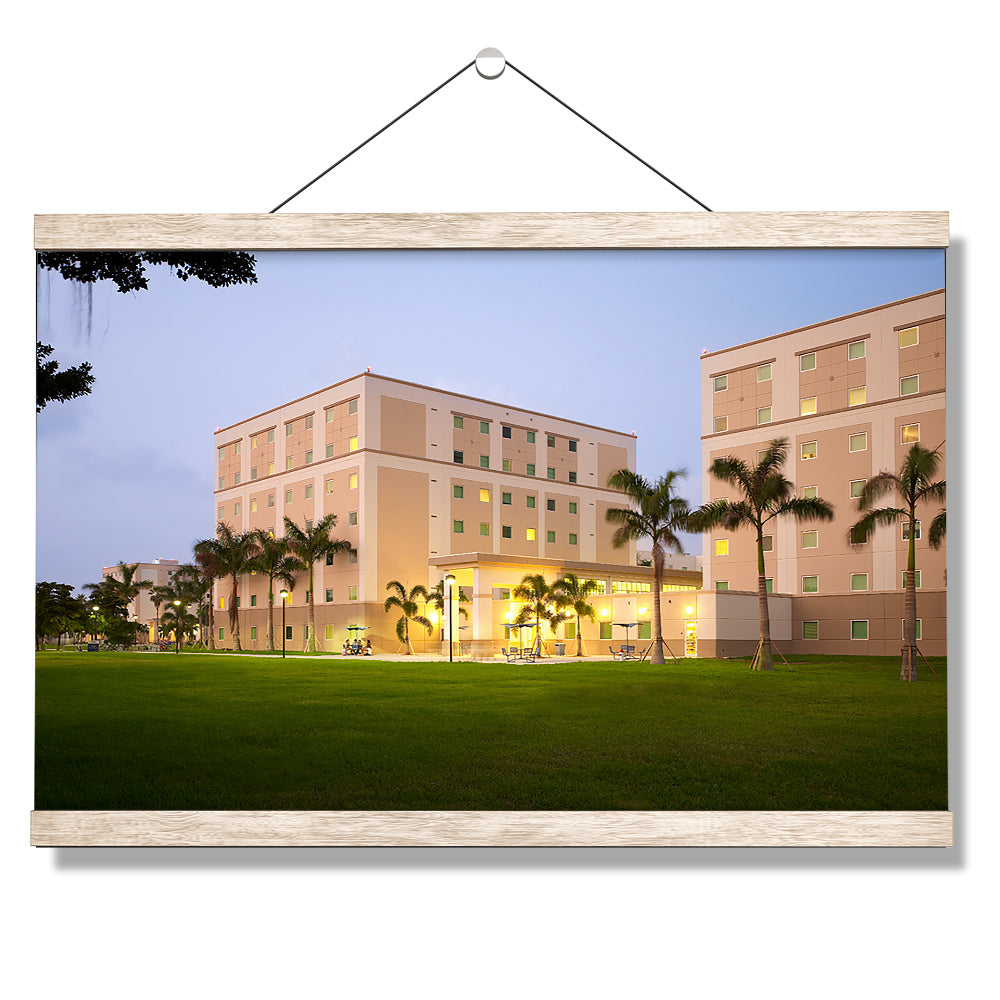 Florida Atlantic Owls - Tropical Campus - College Wall Art #Canvas