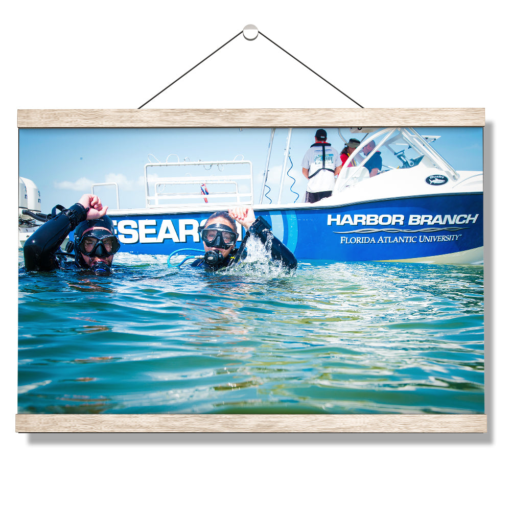 Florida Atlantic Owls - Harbor Branch Research - College Wall Art #Canvas