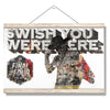 Florida Atlantic Owls - Swish You Were Here Double Exposure - College Wall Art #Hanging Canvas