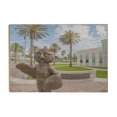 Florida Atlantic Owls - Welcome to Florida Atlantic - College Wall Art #Wood