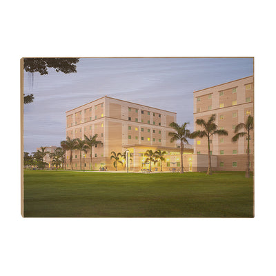 Florida Atlantic Owls - Tropical Campus - College Wall Art #Wood