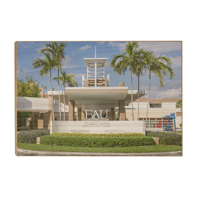 Florida Atlantic Owls - Student Union - College Wall Art #Wood