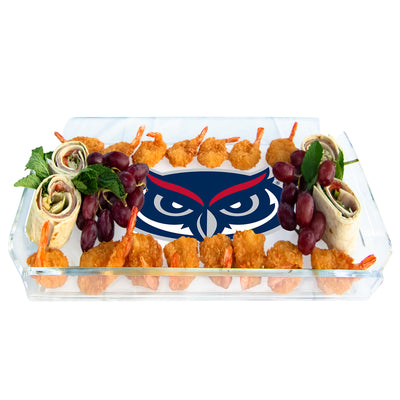 Florida Atlantic Owls  -  Florida Atlantic Owls Mark Decorative Serving Tray