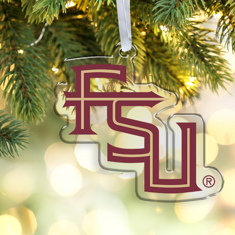 Florida State Seminoles - FSU Logo Dimensional Ornament & Bag Tag