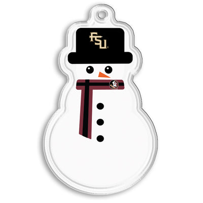 Florida State Seminoles - FSU Snowman Double-Sided Ornament