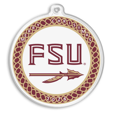 Florida State Seminoles - FSU Spear Merry Christmas 2026 Ornament