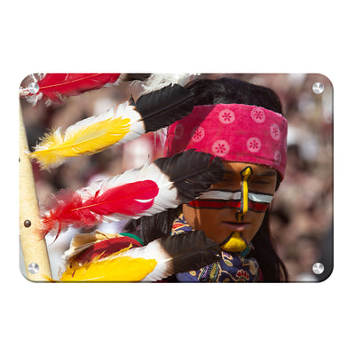 Florida State Seminoles - Chief Osceola - College Wall Art #Metal