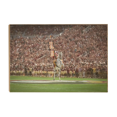 Florida State Seminoles - Chief Osceola Boom! - College Wall Art #Wood