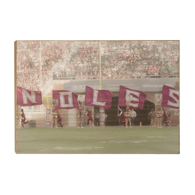 Florida State Seminoles - Noles - College Wall Art #Wood