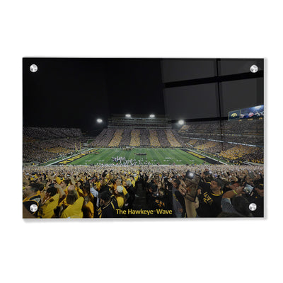 Iowa Hawkeyes - The Epic Hawkeye Wave - College Wall Art #Acrylic