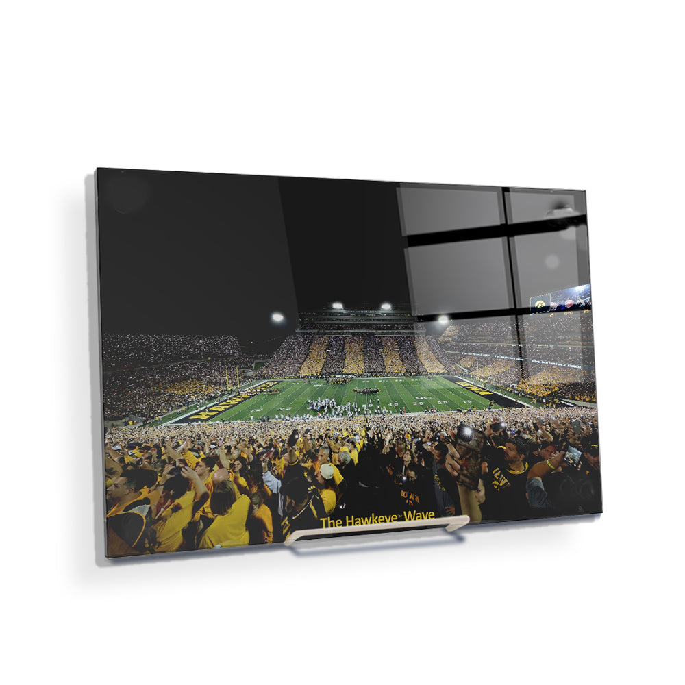 Iowa Hawkeyes - The Epic Hawkeye Wave - College Wall Art #Canvas