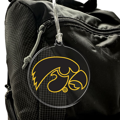 Iowa Hawkeyes - Tigerhawk Bag Ornament & Bag Tag