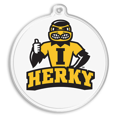 Iowa Hawkeyes - Herky Ornament & Bag Tag