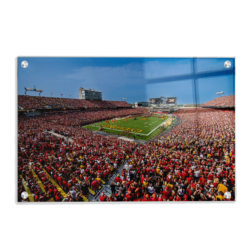 Iowa State Cyclones - Enter Iowa State - College Wall Art #Canvas