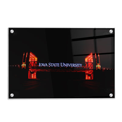 Iowa State Cyclones - Iowa State Bridge - College Wall Art #Acrylic
