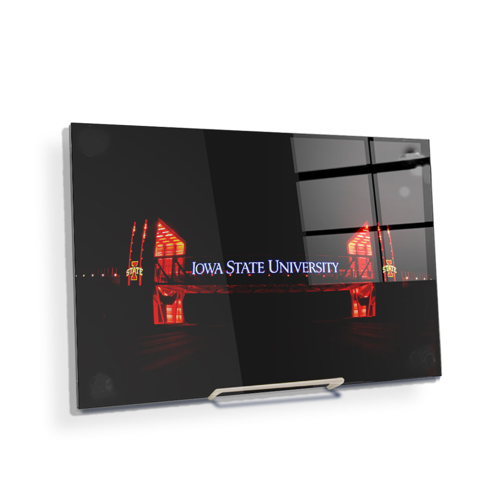 Iowa State Cyclones - Iowa State Bridge - College Wall Art #Canvas