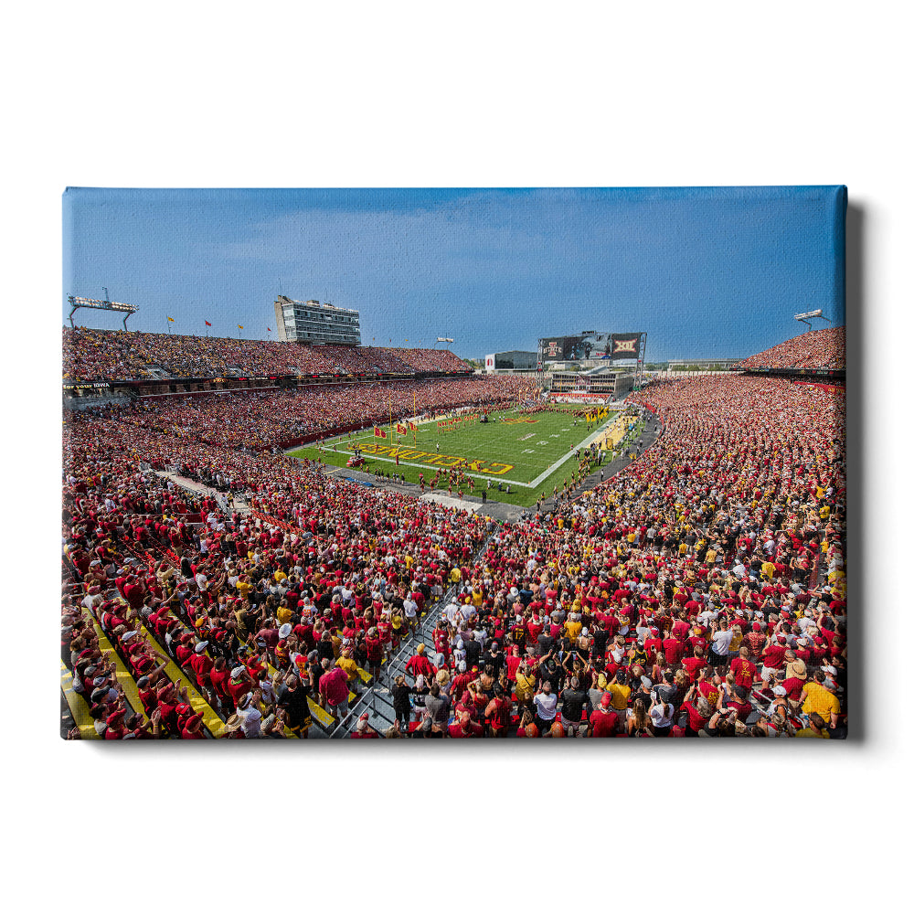 Iowa State Cyclones - Enter Iowa State - College Wall Art #Canvas