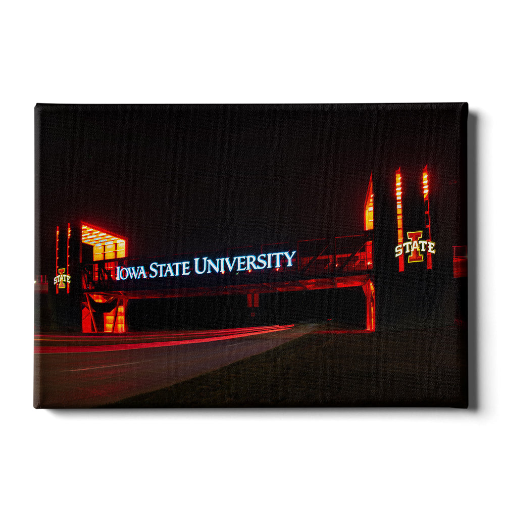 Iowa State Cyclones - Iowa State University Bridge - College Wall Art #Canvas