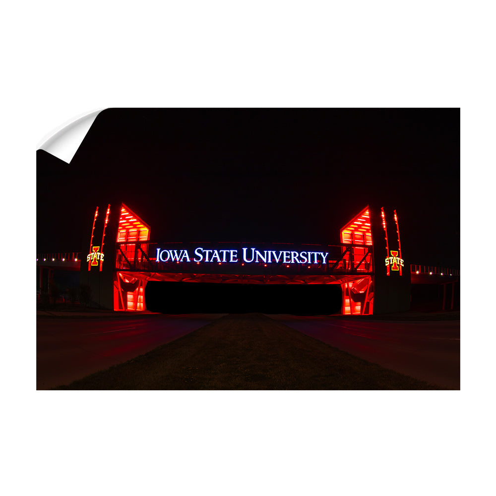 Iowa State Cyclones - Iowa State Bridge - College Wall Art #Canvas