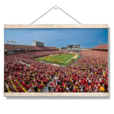 Iowa State Cyclones - Enter Iowa State - College Wall Art #Hanging Canvas