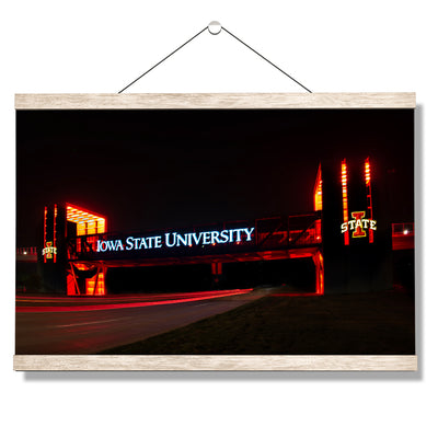Iowa State Cyclones - Iowa State University Bridge - College Wall Art #Hanging Canvas