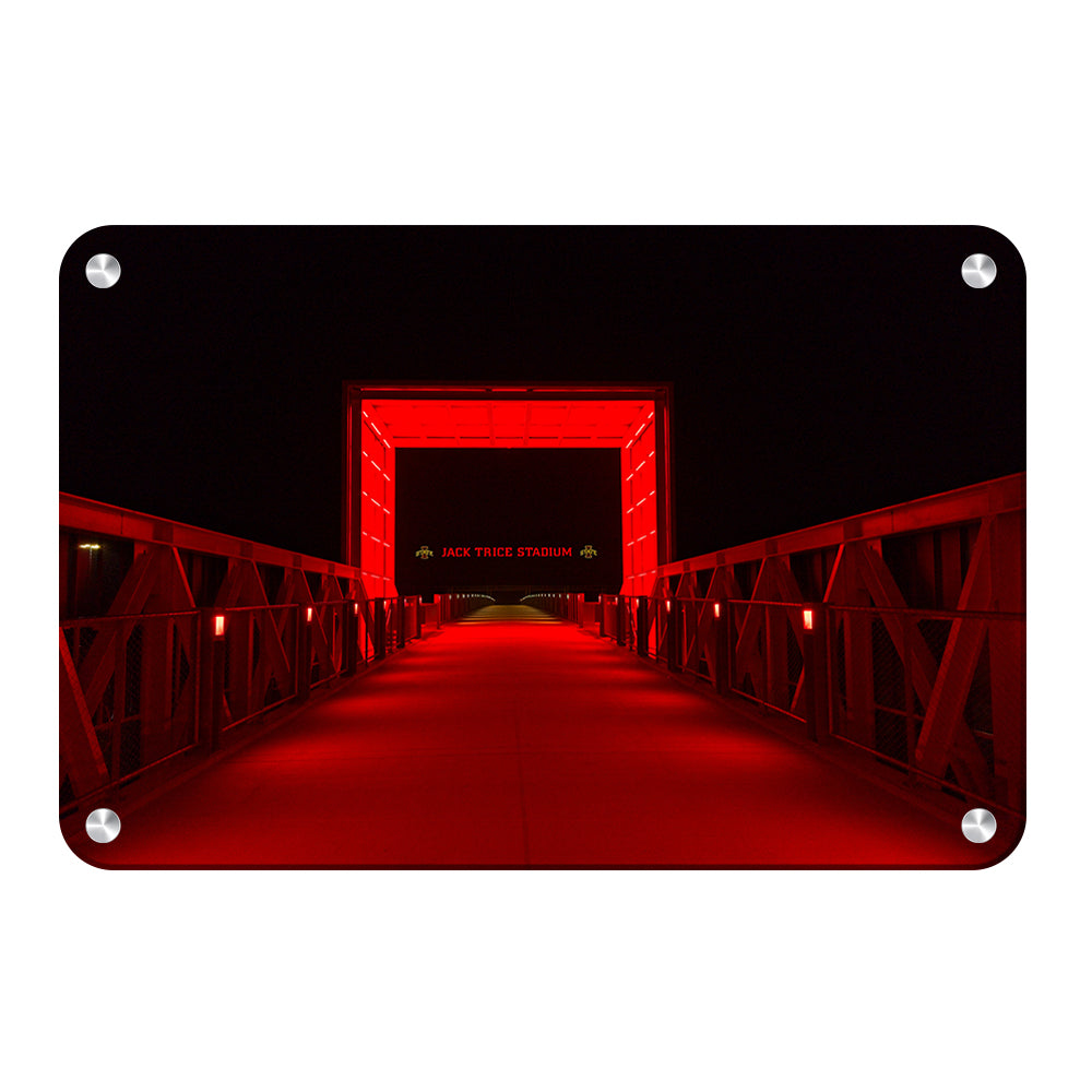 Iowa State Cyclones - The Bridge Jack Trice Stadium - College Wall Art #Canvas