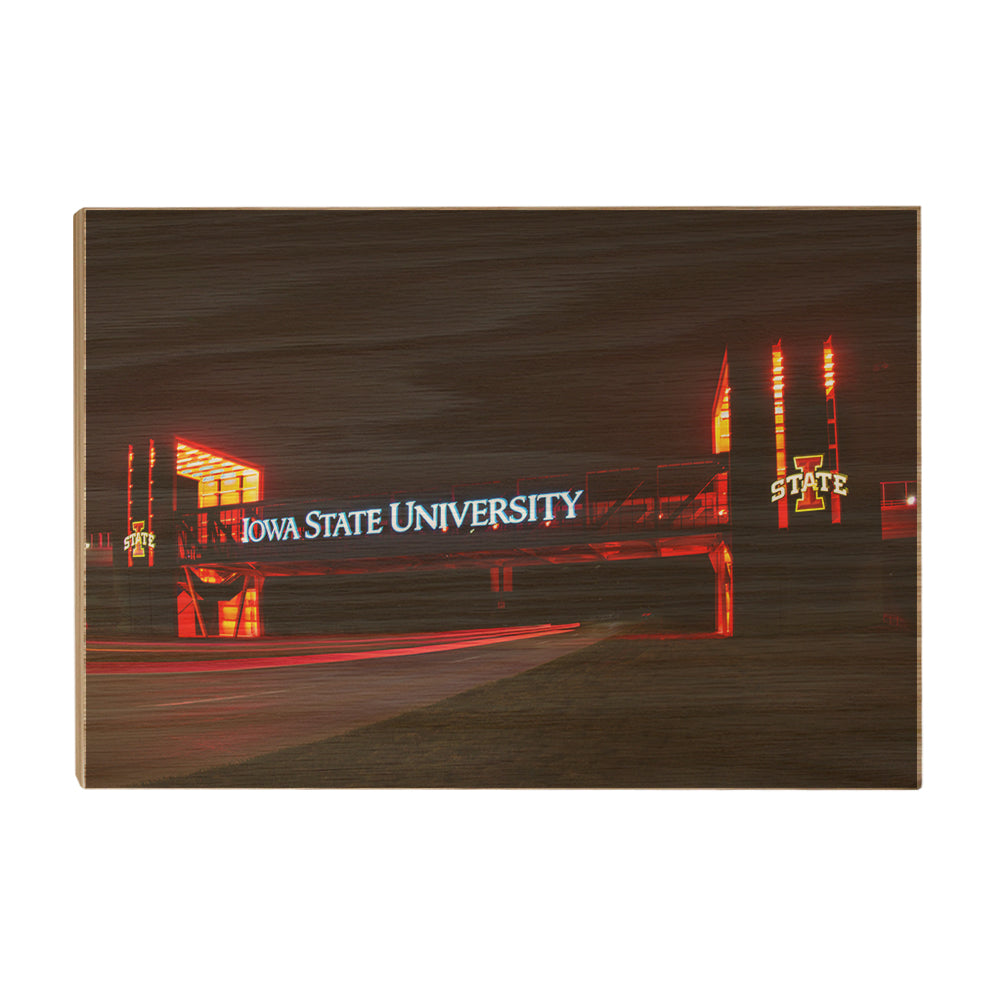 Iowa State Cyclones - Iowa State University Bridge - College Wall Art #Canvas