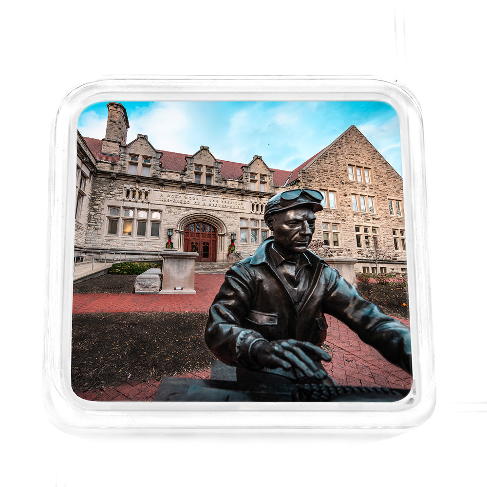 Indiana Hoosiers - A Good Book is the Precious Life-Blood of a Master-Spirit