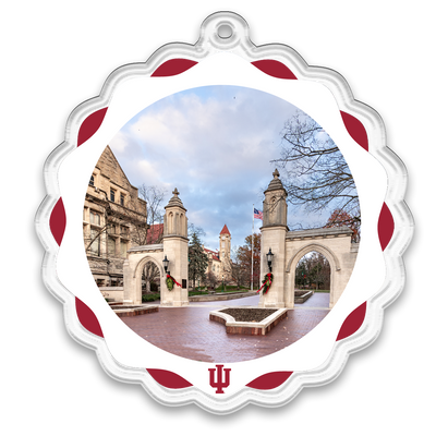 Indiana Hoosiers - Entrance Indiana University Ornament & Bag Tag