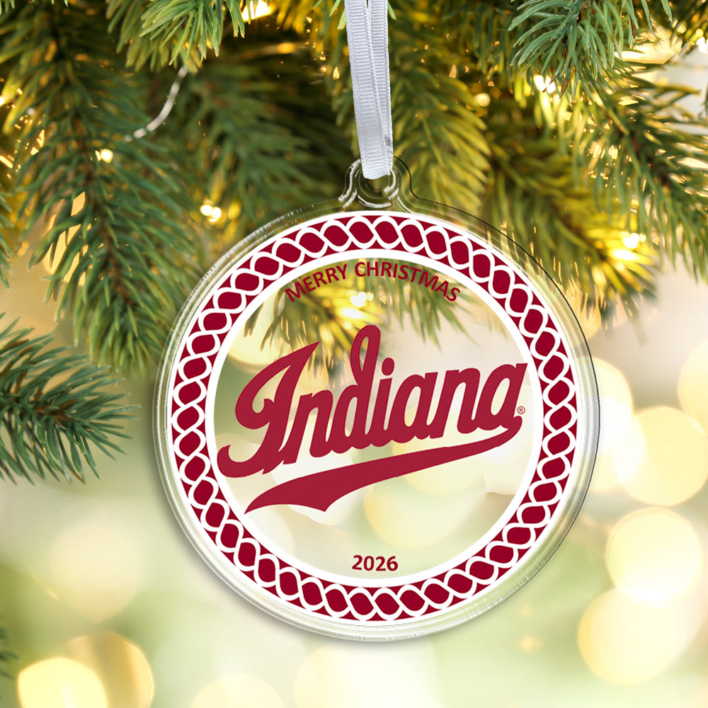 Indiana Hoosiers - Indiana Christmas 2026 Ornament