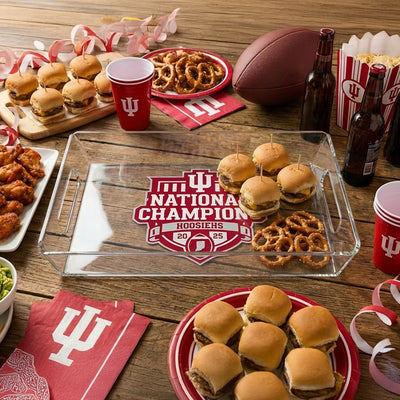Indiana Hoosiers - Indiana Hoosiers National Champions Decorative Acrylic Serving Tray