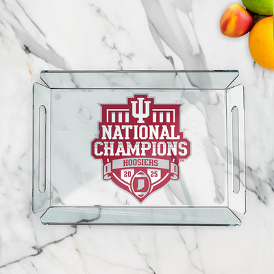 Indiana Hoosiers - Indiana Hoosiers National Champions Decorative Acrylic Serving Tray