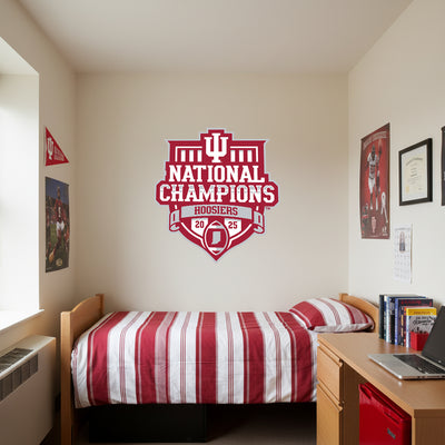 Indiana Hoosiers - Indiana Hoosiers Football National Champions Dimensional Wall Mural