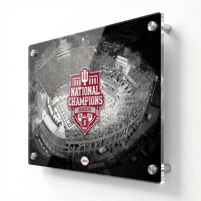 Indiana Hoosiers - Hoosiers National Champions 16-0 Acrylic Wall Art